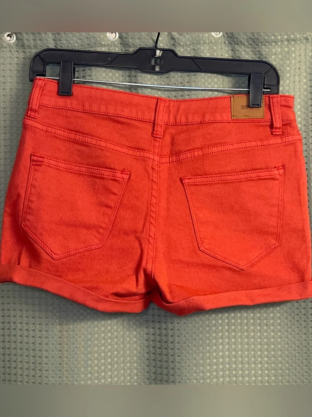 BDG Women's Coral Denim Roll-Hem Shorts